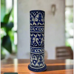 Handcrafted Cylinder Vase with stand